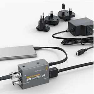 Преобразователь SDI, DVI, компонентное видео, HDMI Blackmagic Micro Converter HDMI to SDI 3G wPSU