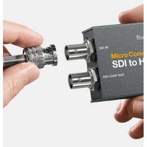 Преобразователь SDI, DVI, компонентное видео, HDMI Blackmagic Micro Converter HDMI to SDI 3G wPSU