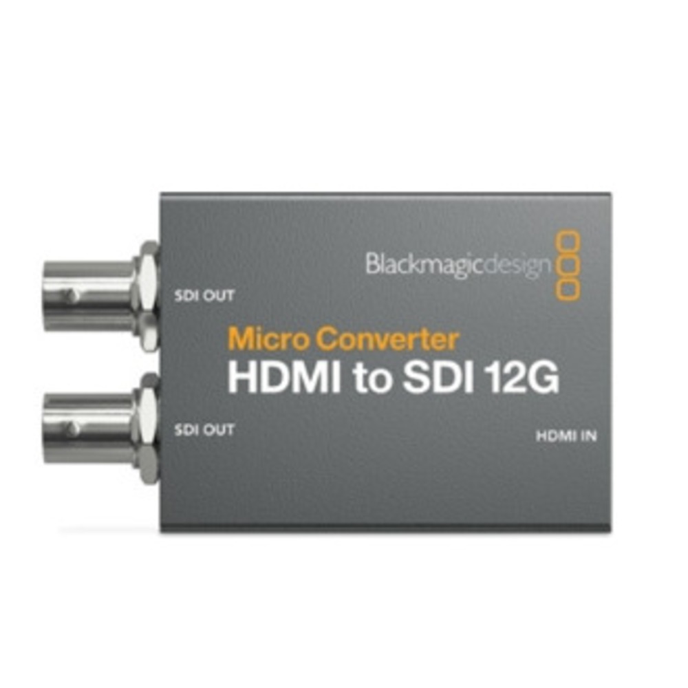 Преобразователь SDI, DVI, компонентное видео, HDMI Blackmagic Micro Converter HDMI to SDI 12G PSU