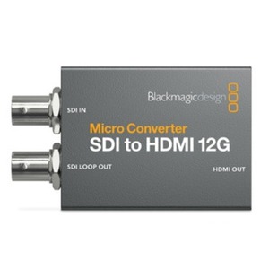 Преобразователь SDI, DVI, компонентное видео, HDMI Blackmagic Micro Converter SDI to HDMI 12G