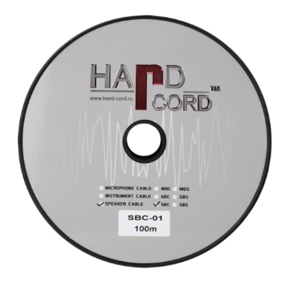 Кабель акустический на катушке HardCord SBC-01 100.0m