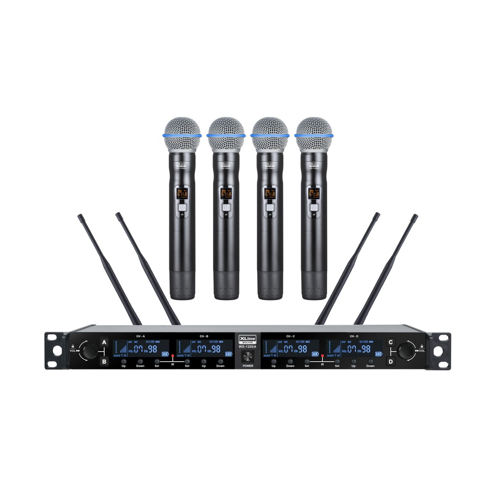 Радиосистема на четыре микрофона Xline WS-1200A