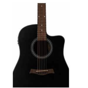 Электроакустическая гитара Flight D-175CE BK