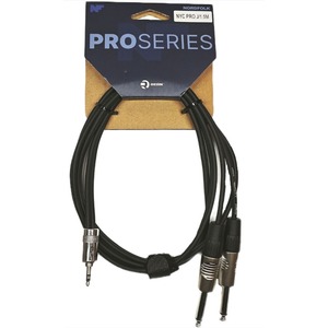Кабель аудио 1xMini Jack - 2xJack NORDFOLK NYC PRO J/1.5M