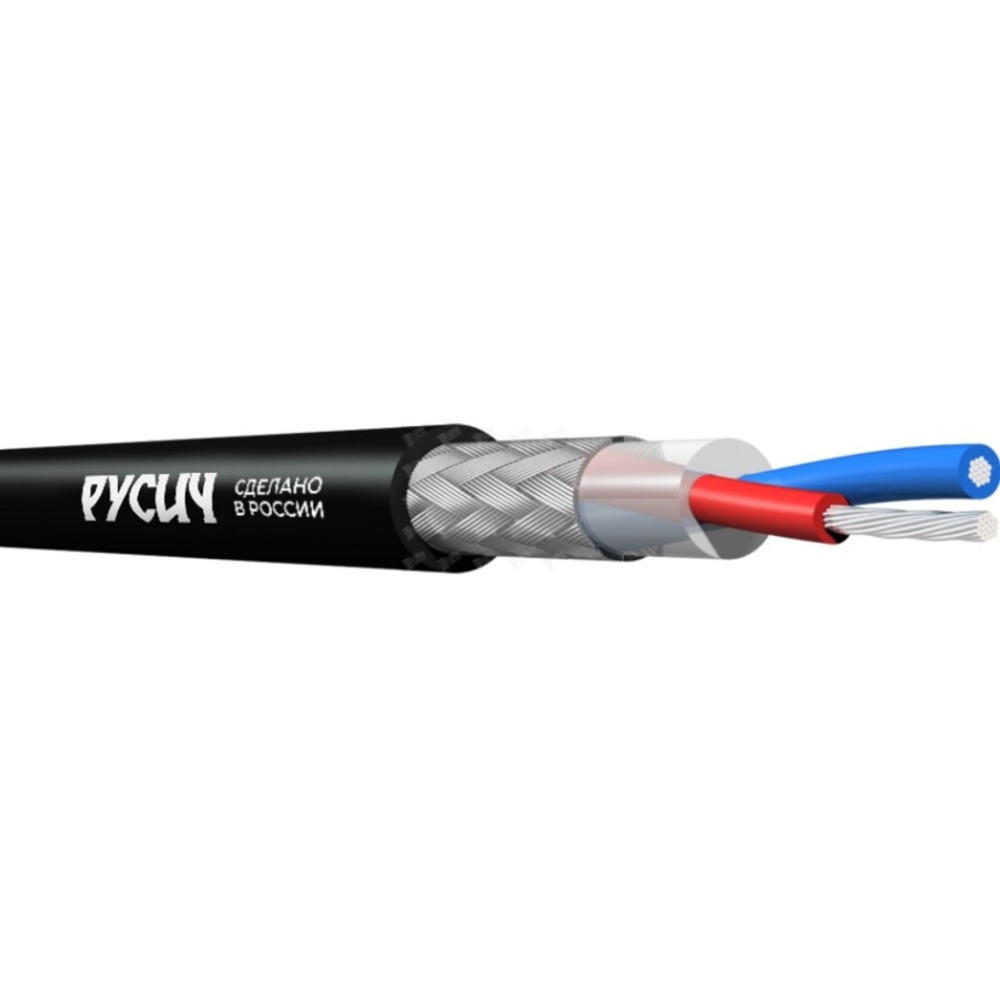 Кабель микрофонный на катушках РУСИЧ МКП-2050 100.0m