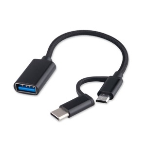 Кабель USB OTG Cablexpert A-OTG-CMAF2-2in1
