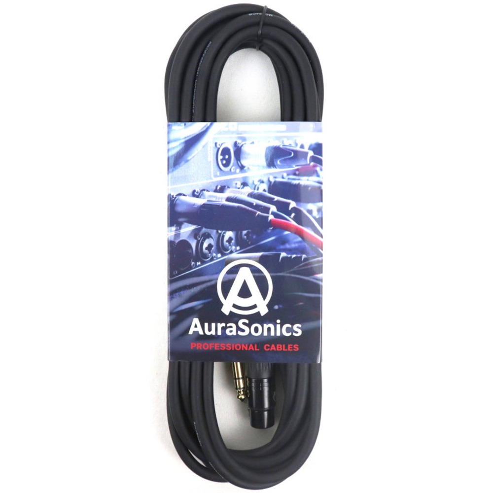 Кабель аудио 1xJack - 1xXLR AuraSonics XFJTRSM-3 3.0m