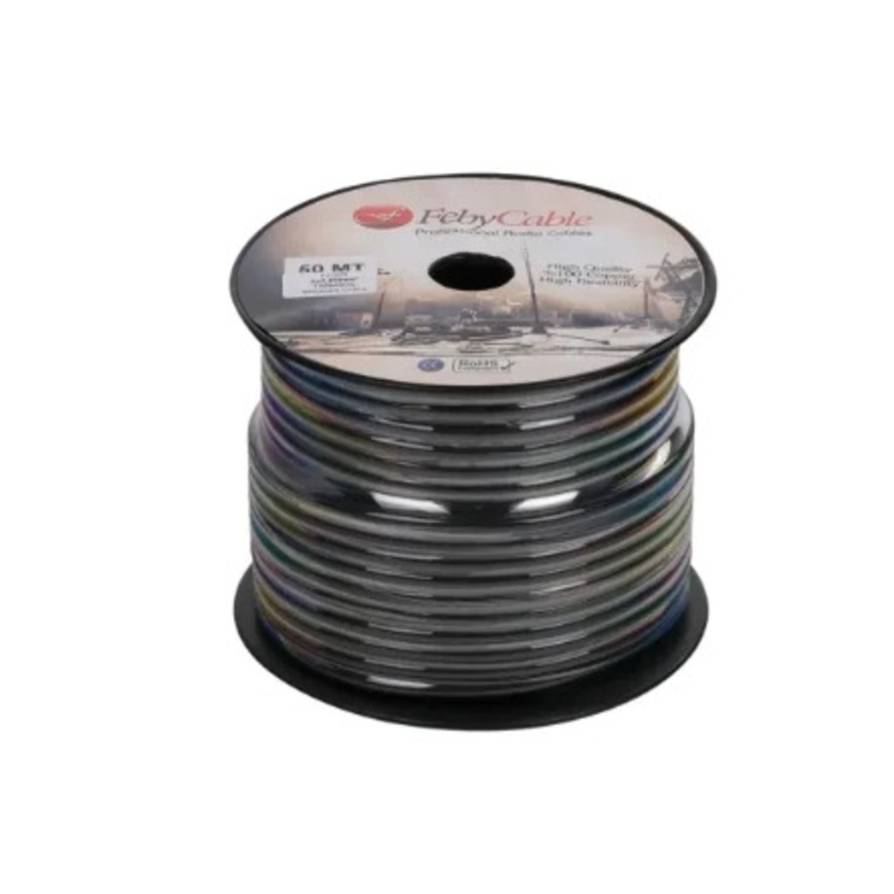 Кабель акустический на катушке FEBY CABLE FC225BK-50 50.0m