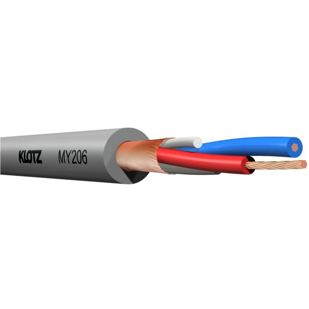 Кабель микрофонный на катушках KLOTZ MY206GR 100.0m