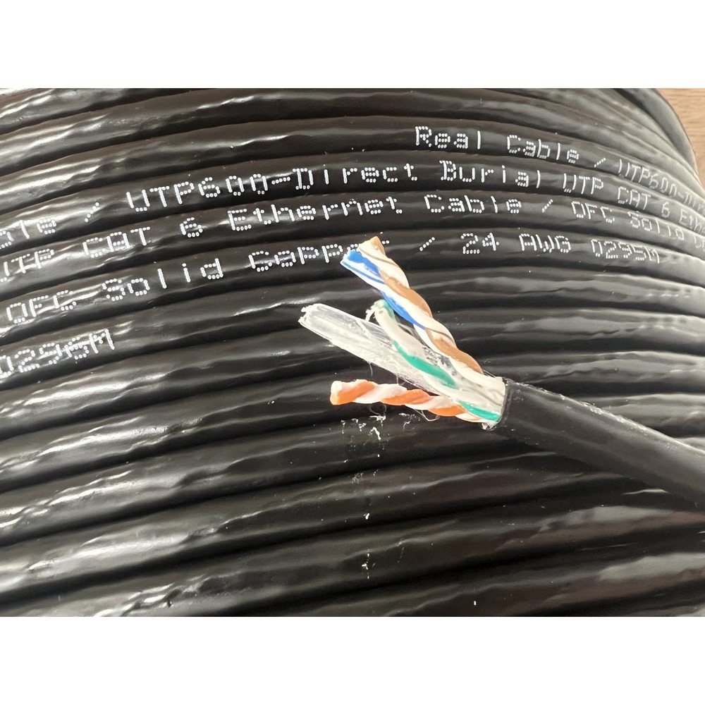 Кабель витая пара на катушке Real Cable UTP600-OUT-DB 305.0m