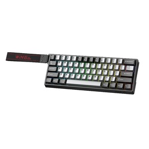 Клавиатура игровая AULA WIN60HE PRO Edition Light Grey-Dark Grey Meteor Magnetic Switches