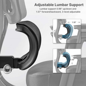 Эргономичное компьютерное кресло Eureka ERK-GC12-GY-V1