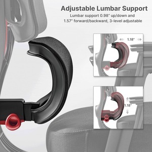 Эргономичное компьютерное кресло Eureka ERK-GC12-R-V1