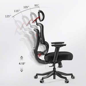 Эргономичное компьютерное кресло Eureka ERK-GC12-R-V1