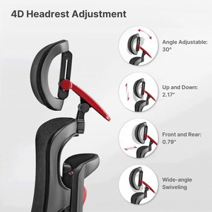 Эргономичное компьютерное кресло Eureka ERK-GC12-R-V1