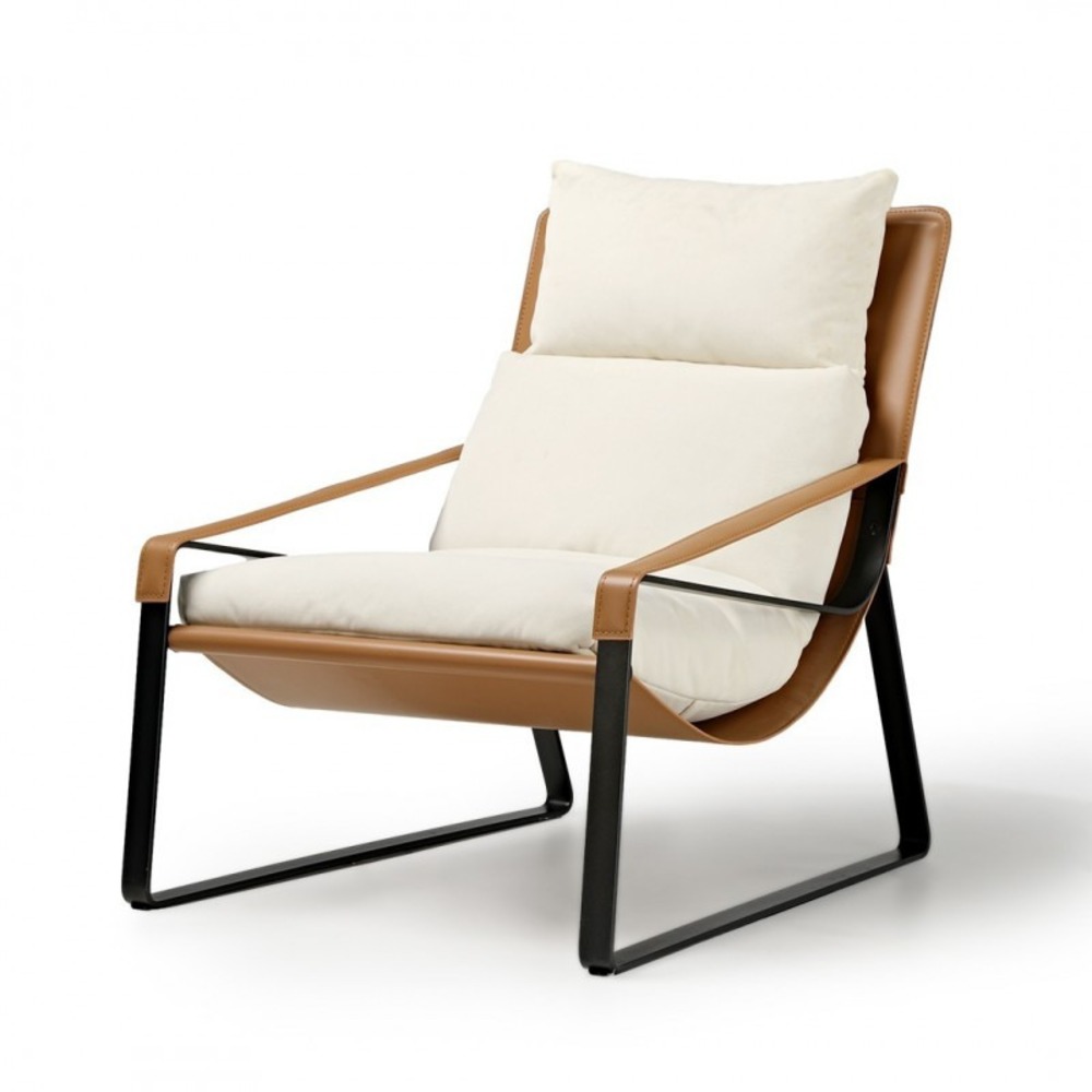 Кожаное кресло Eureka ERK-LC03-DBW