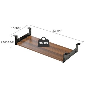 Выдвижная полка для клавиатуры Eureka ERK-POK01-WN