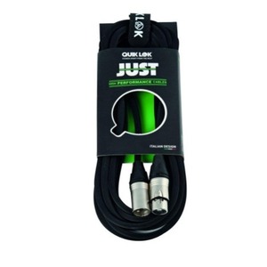 Кабель аудио 1xXLR - 1xXLR QUIK LOK JUST MF 20 SL
