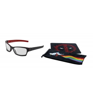Очки для геймеров GUNNAR Deadpool Clear DDP-04909, Onyx/Red Splatter
