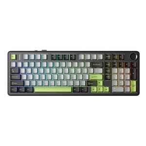 Клавиатура игровая AULA F99Pro Black-White-Green Star Vector Switch