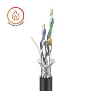 Кабель витая пара на катушке Roxtone C6ALX-LSZH/FRNC/100 Black 100.0m