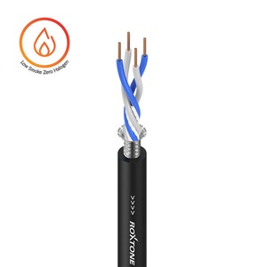 Кабель микрофонный на катушках Roxtone MC040L-LSZH/FRNC/500 Black 500.0m