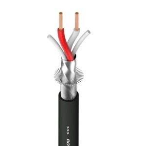 Кабель микрофонный на катушках Roxtone MC022L-LSZH/FRNC/500 Black 500.0m