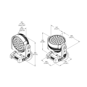 Прожектор полного движения LED CLAY PAKY HY B-EYE K25 TEATRO