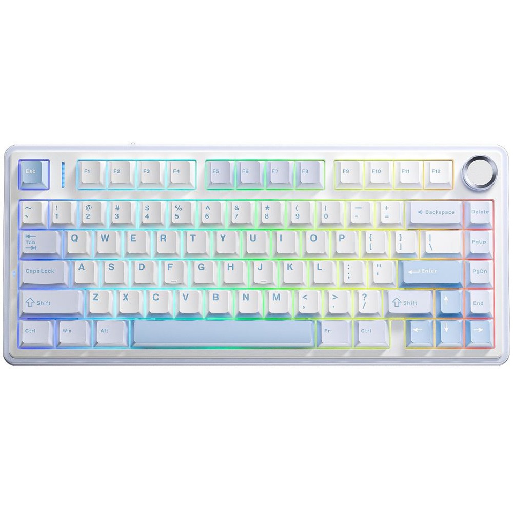 Клавиатура игровая AULA F75 Blue-White-Dark Blue Graywood switches