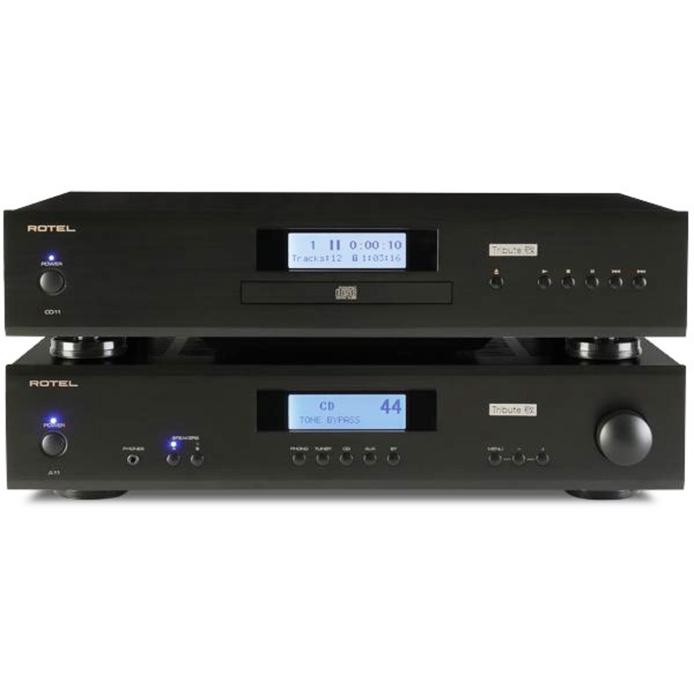 Комплект CD + усилитель Rotel Tribute bundle (A11 Tribute+CD11 Tribute) Black