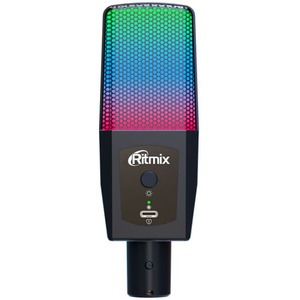 Вокальный микрофон (конденсаторный) Ritmix RDM-170 Black