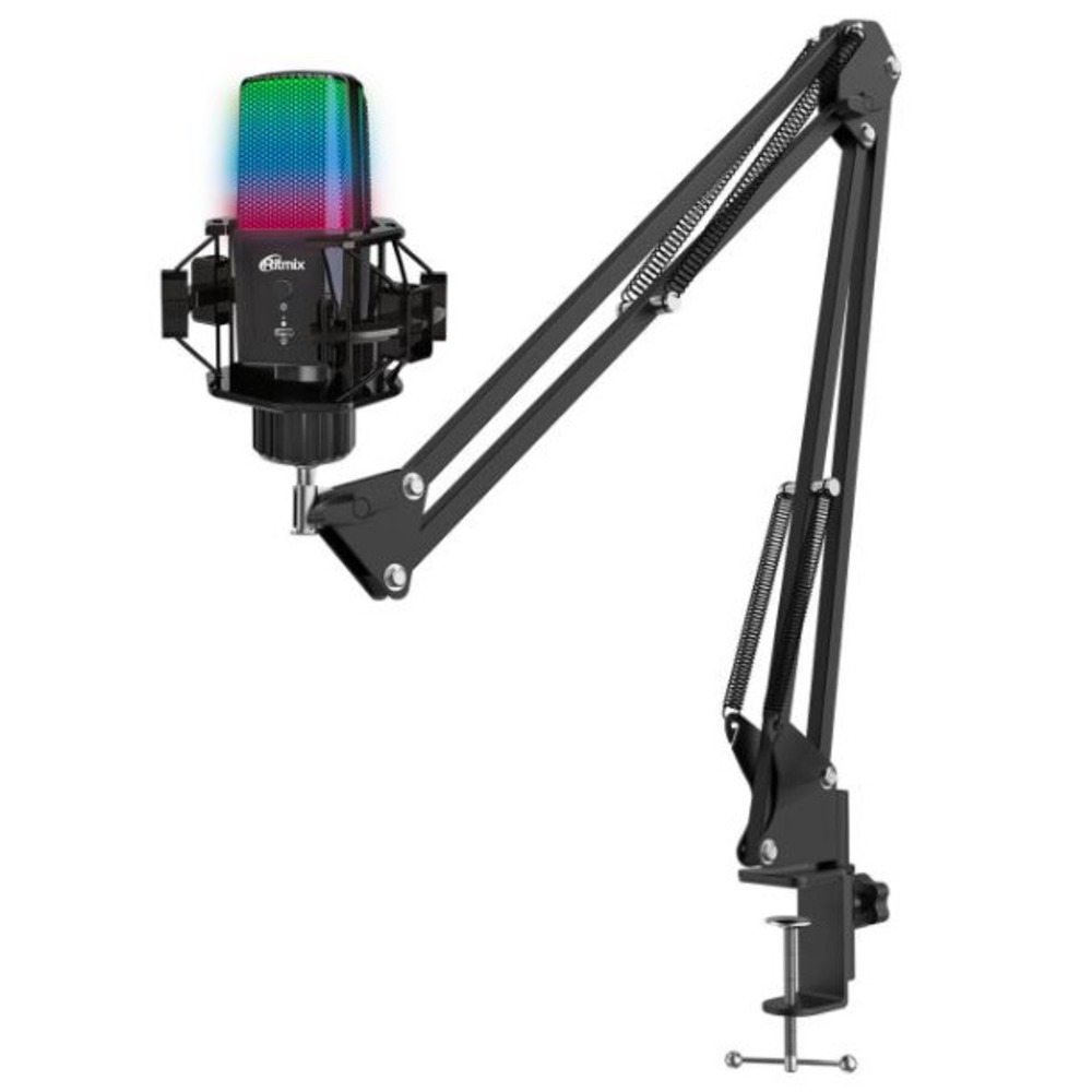 Вокальный микрофон (конденсаторный) Ritmix RDM-270 Black