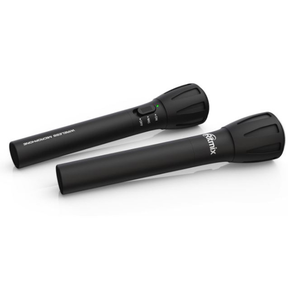 Радиосистема на два микрофона Ritmix RWM-302 black