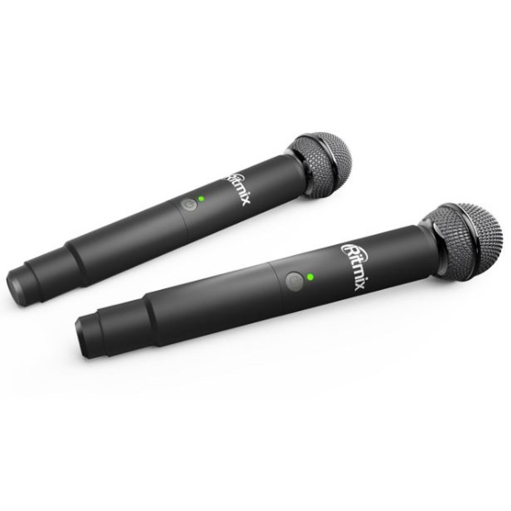 Радиосистема на два микрофона Ritmix RWM-422 black