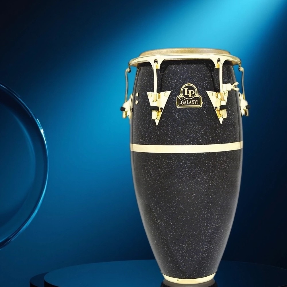 Конга LP LP808Z Galaxy Fiberglass Quinto 11x30 Black Hologram Sparkle