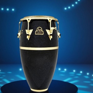 Конга LP LP811Z Galaxy Fiberglass Requinto 9,75"x30" Black Hologram Sparkle