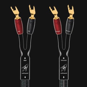 Акустический кабель Single-Wire Spade - Spade Audioquest Rocket 88 FR-SPADEG 2.5m