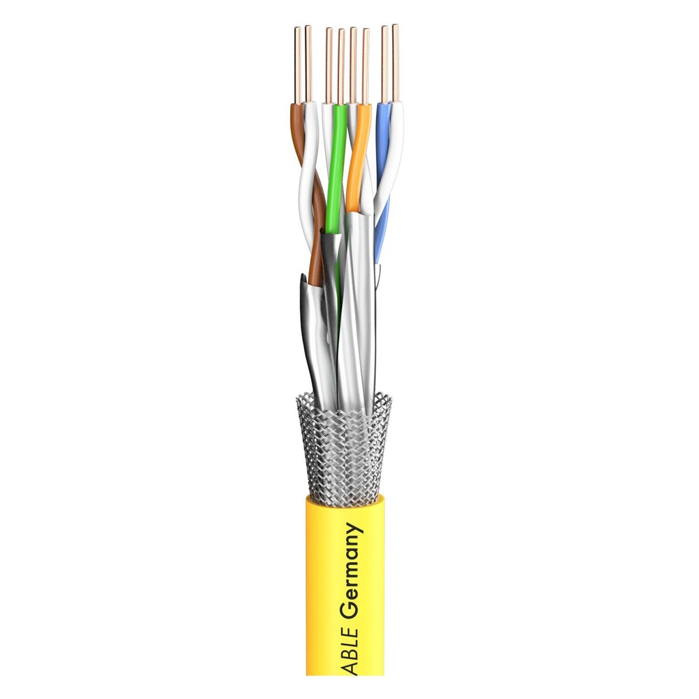 Кабель витая пара на катушке Sommer Cable 580-0417FC SC-MERCATOR CAT.7a CPR-Version FRNC Yellow