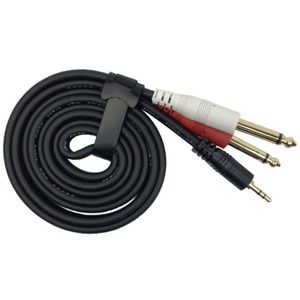 Кабель аудио 1xMini Jack - 2xJack E-Shine ES-1383 1.5m