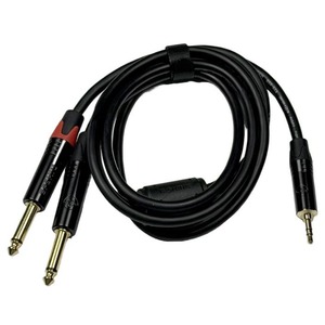 Кабель аудио 1xMini Jack - 2xJack E-Shine ES-8353 1.5m