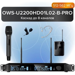 Радиосистема комбинированная Октава OWS-U2200HD01L02-B-PRO