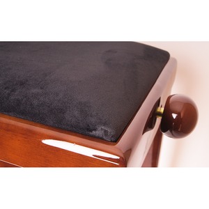 Банкетка для пианино Rin HY-PJ018B-GLOSS-WALNUT