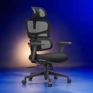 Кресло игровое FoxGear FG-NETZ-XO-BK