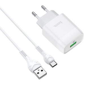 Зарядное устройство hoco 6931474732552 C72Q, белый