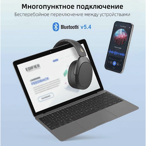 Наушники накладные беспроводные Edifier W830NB gray