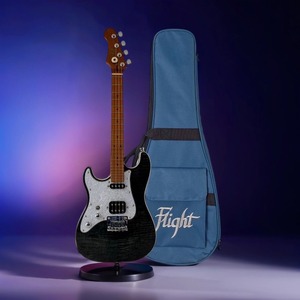 Укулеле леворукое Flight Pathfinder Tenor TBK LH