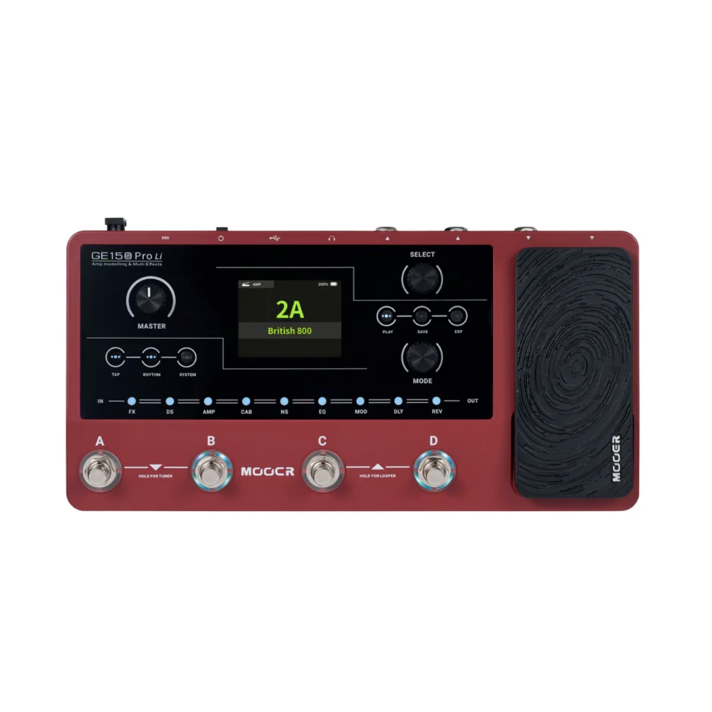 Педаль эффектов MOOER GE150-Pro-Li-BK