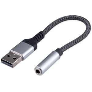 Переходник USB - Jack Cablexpert CCA-UM3.5F-AL 0.15m