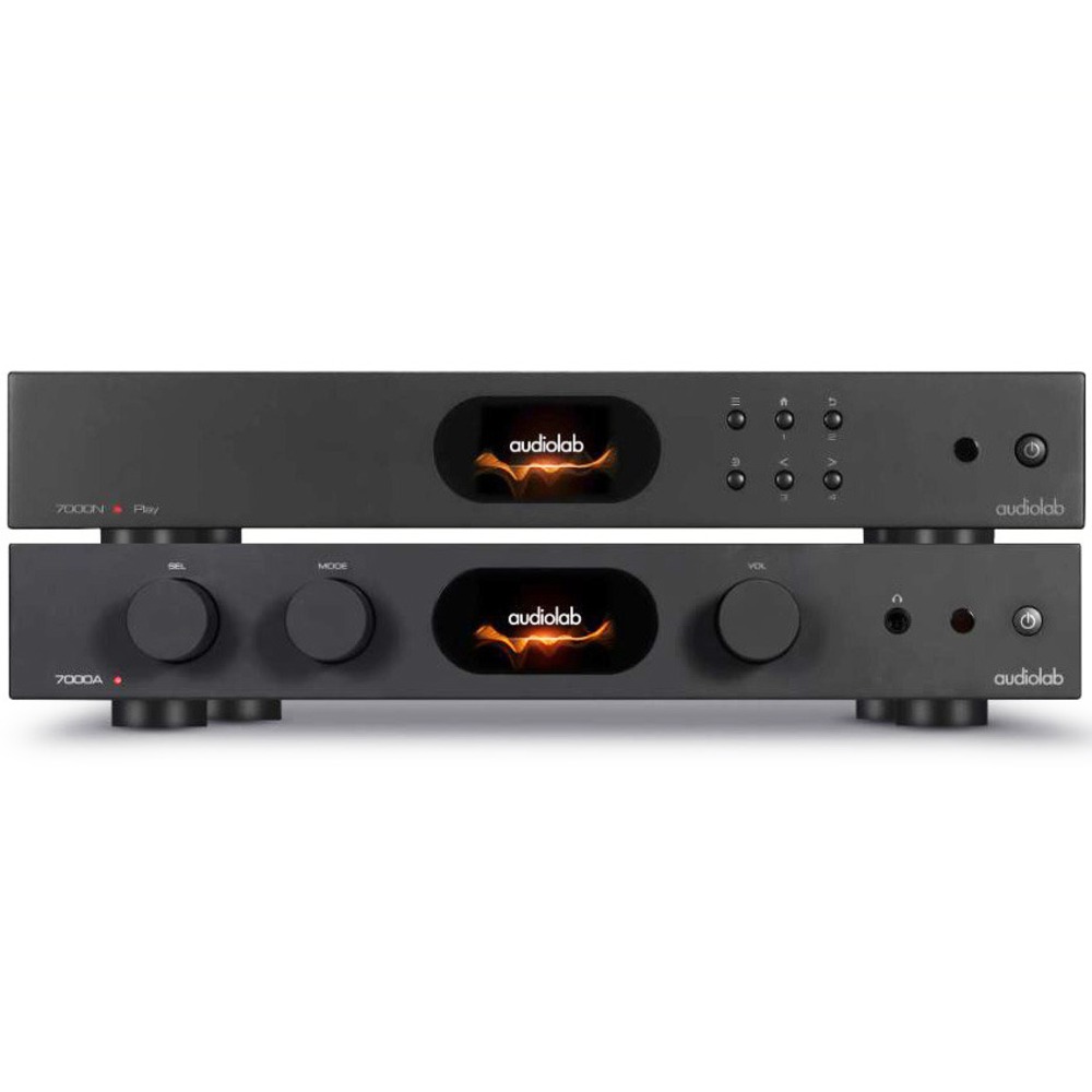 Комплект стерео системы Audiolab 7000A & 7000N Play bundle Black
