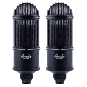 Микрофон студийный конденсаторный Октава МЛ-52-02 (стереопара, черный, в деревянном футляре)